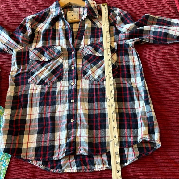 Zara Buffalo Plaid Snap Flannel Shirt. Size Medium. - Picture 11 of 15
